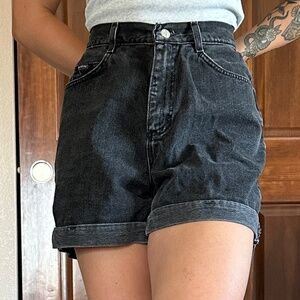 Vintage Riders High Waisted Denim Shorts